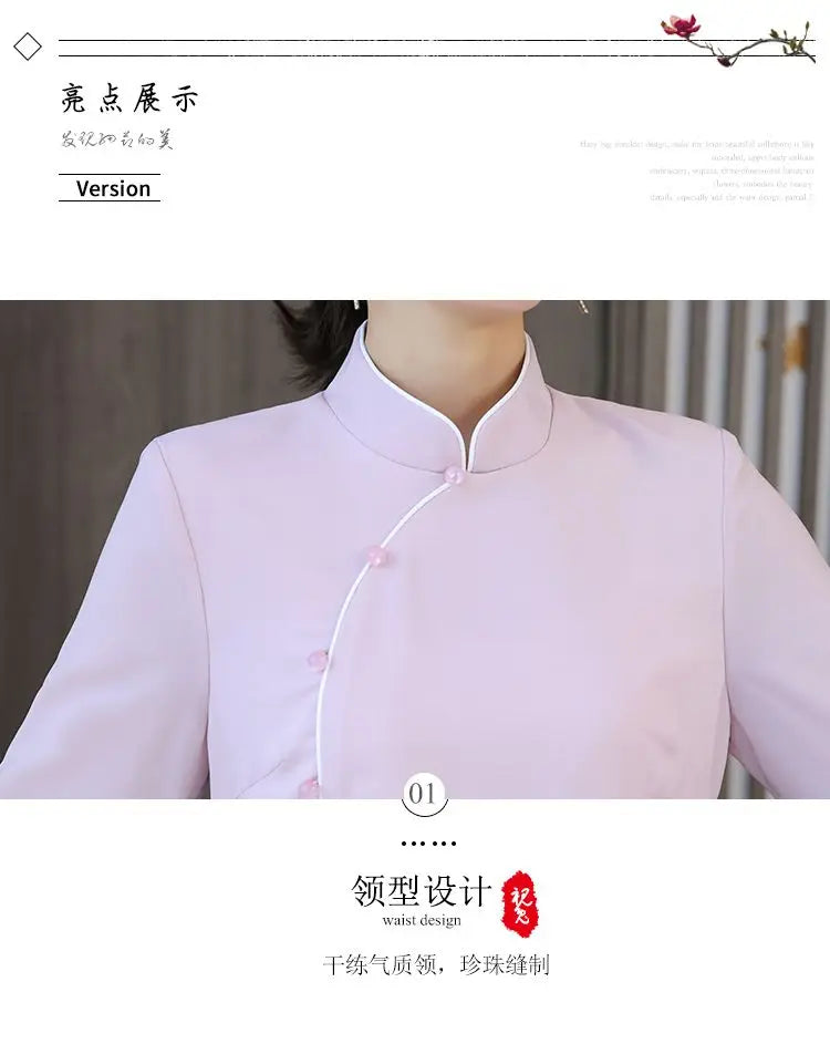 Traditional Vietnam Áo Dài (Vintage dress+pants set), Banquet Evening Dress Vestido