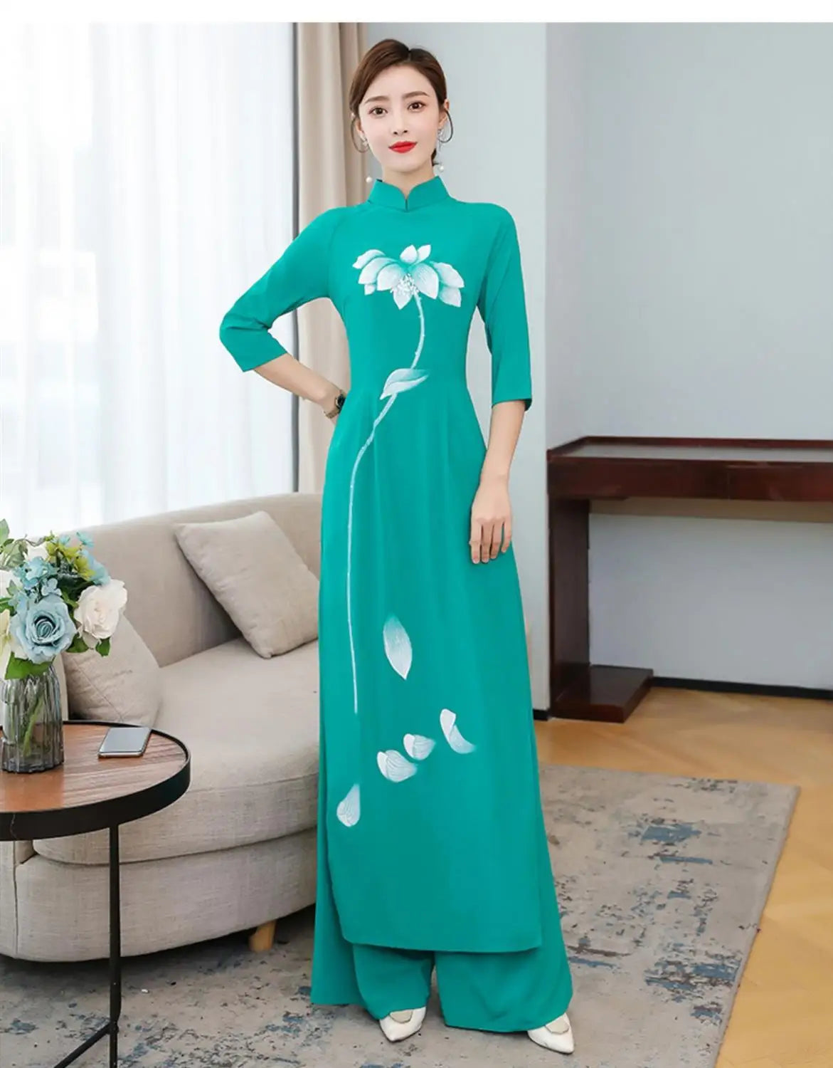 Spring -- Summer Áo Dài Cheongsam (Qipao)