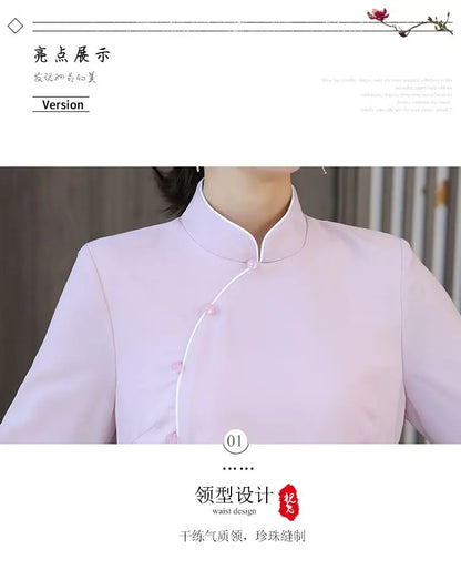 Traditional Vietnam Áo Dài (Vintage dress+pants set), Banquet Evening Dress Vestido