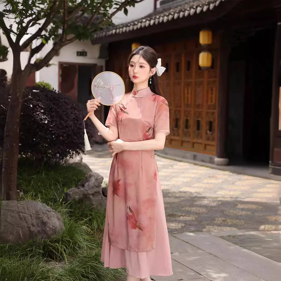 Summer Áo Dài Qipao