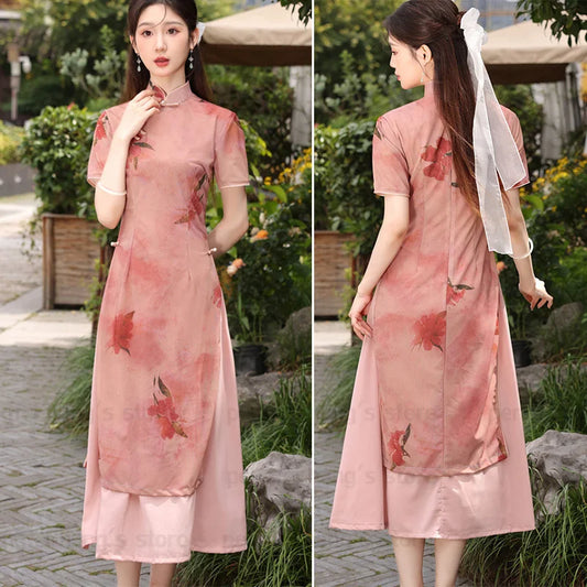 Summer Áo Dài Qipao