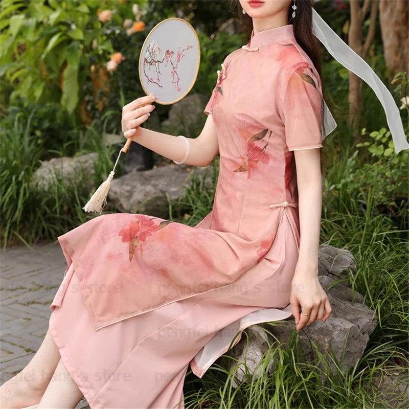 Summer Áo Dài Qipao