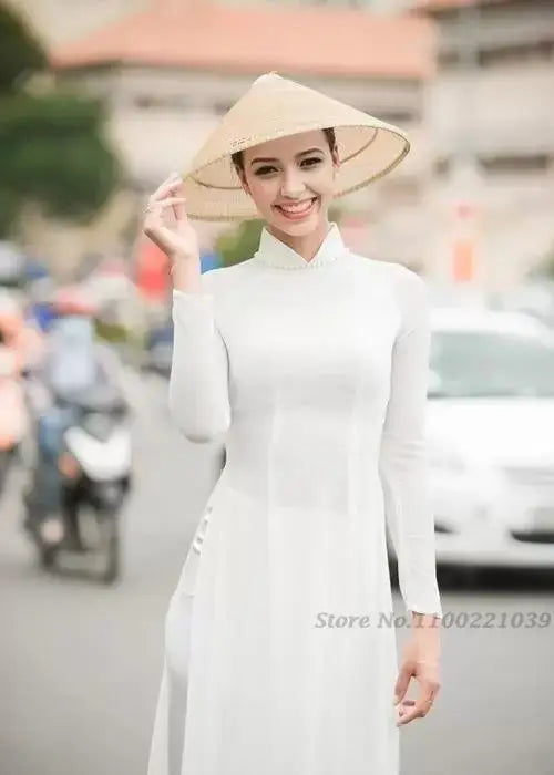 Vietnam traditional Áo Dài (dress+pants set)