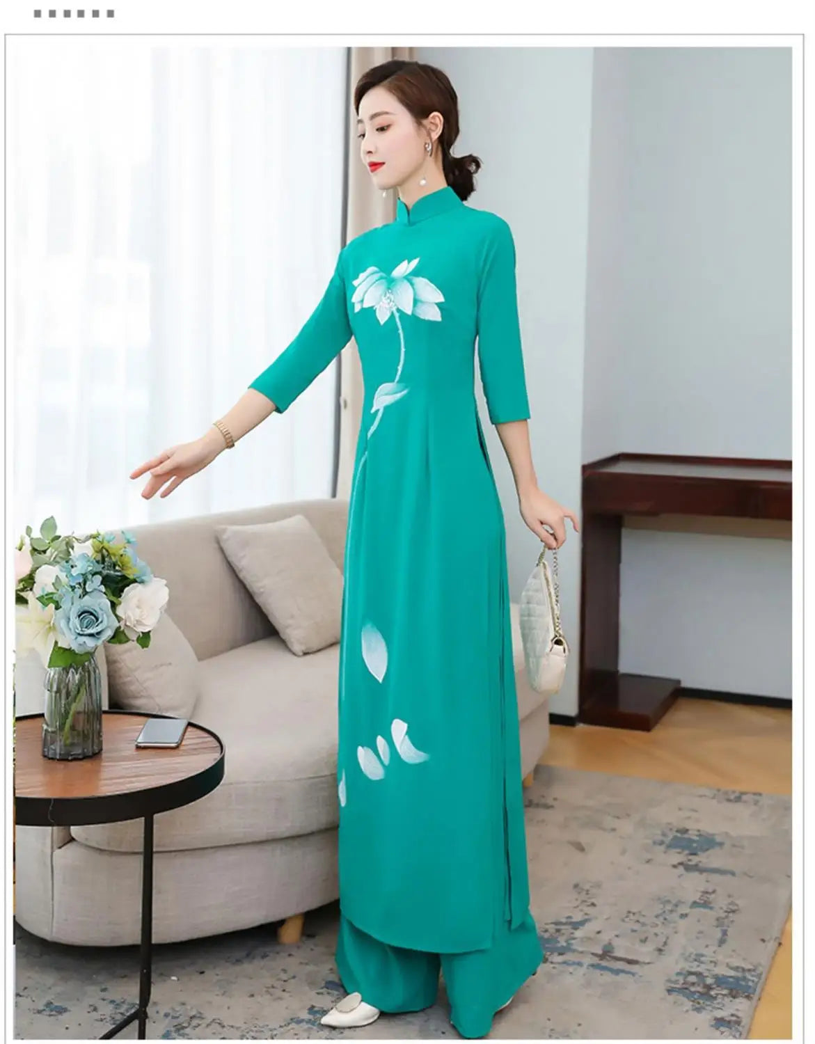 Spring -- Summer Áo Dài Cheongsam (Qipao)