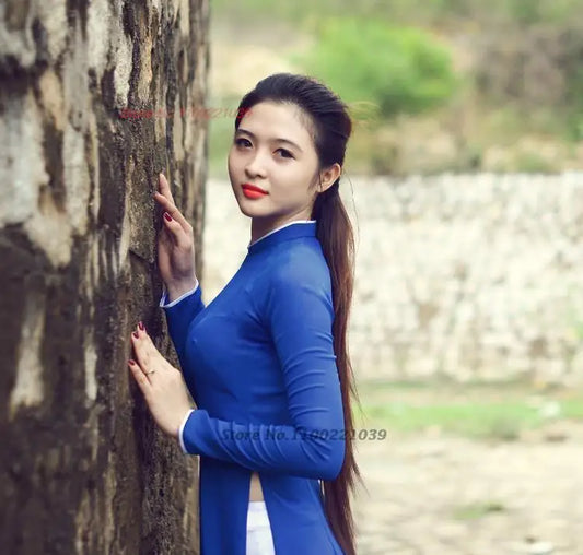 Vietnam traditional Áo Dài (dress+pants set)