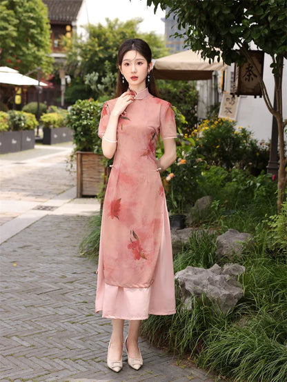 Summer Áo Dài Qipao