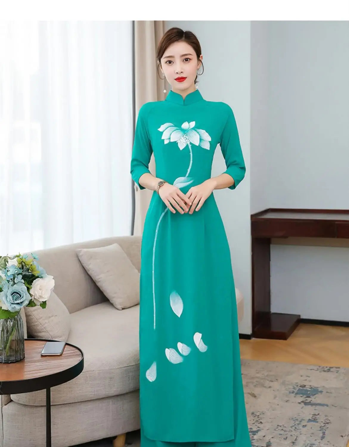Spring -- Summer Áo Dài Cheongsam (Qipao)
